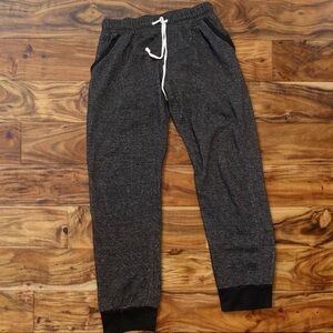 Cotton On Charcoal Heather Joggers with White Drawcord